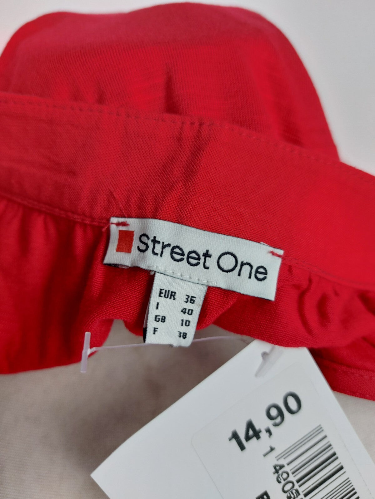 EK1661 Damen Top von Street One, rot, Gr.365
