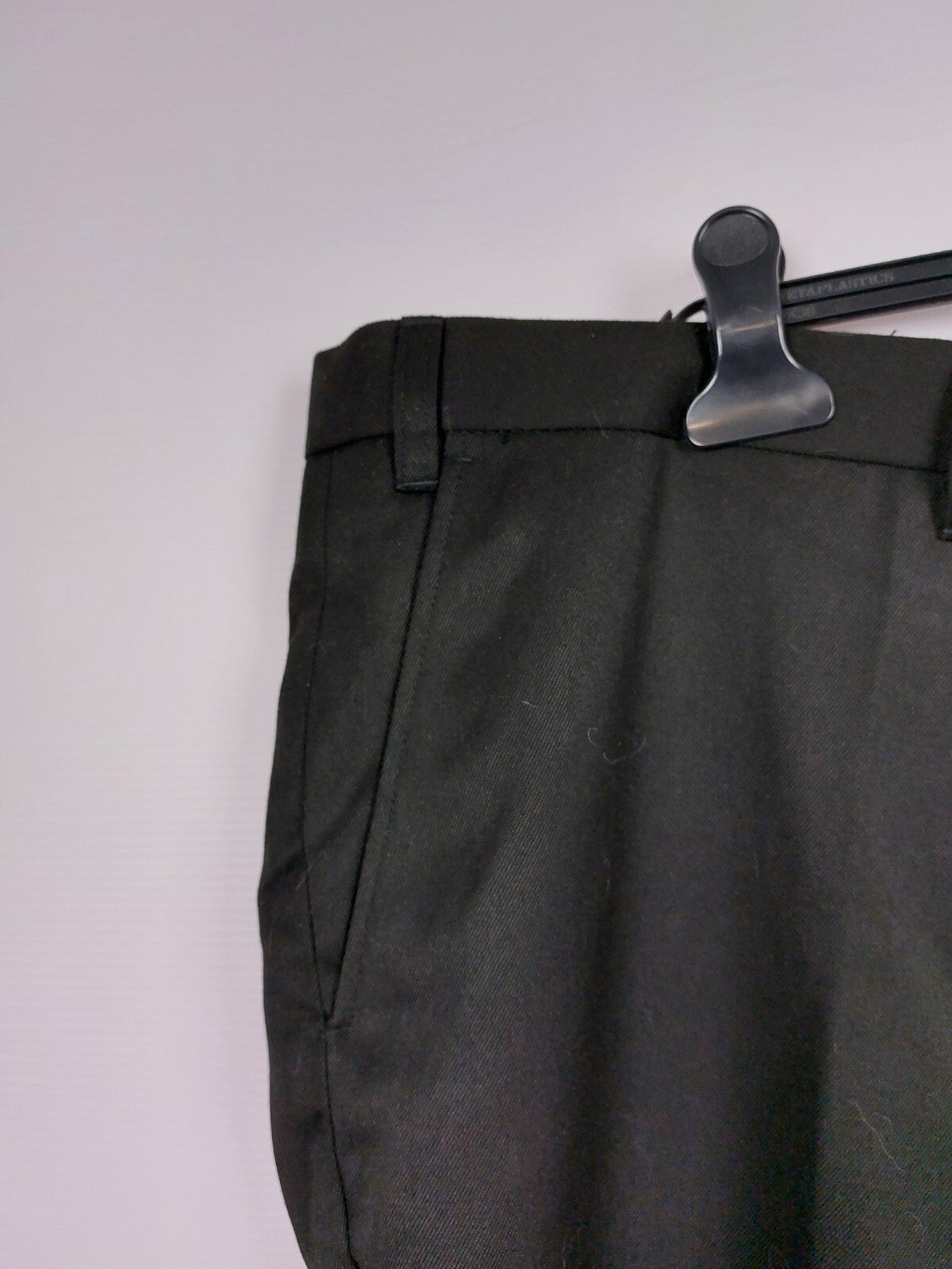 EK4558 Schwarze Anzughose für Herren von Smart Q Classic, Gr. 44R2