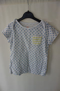 EK3693 Mädchen T-Shirt von Baby Boden, weiß-blau, Gr.920