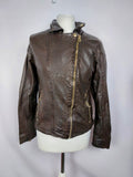 EK3165 Damen Lederjacke von Gipsy, braun, Gr. L (fällt kleiner aus)0