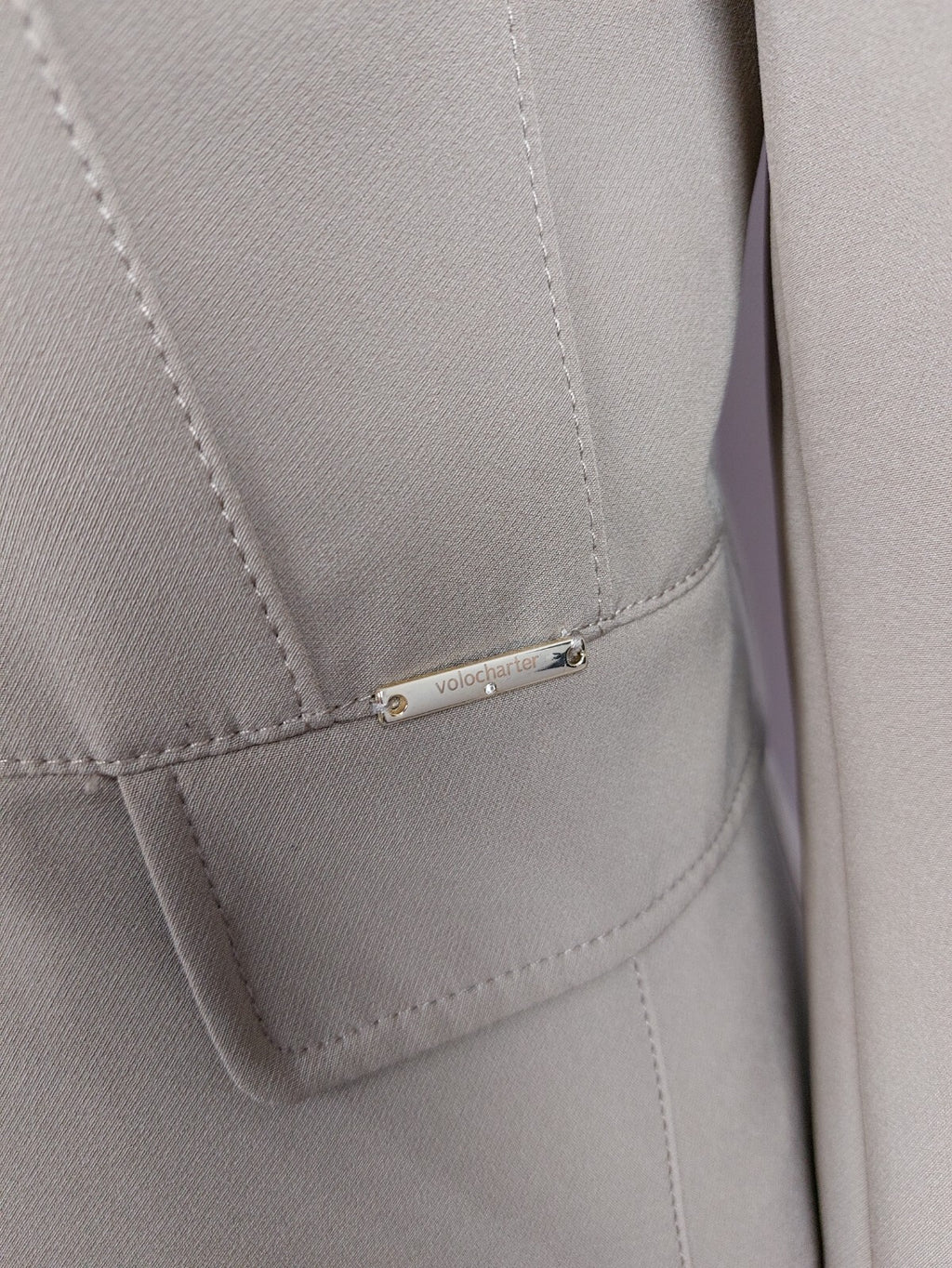 EK0369 Damen Blazer von Volocharter, beigebraun, Gr. 383