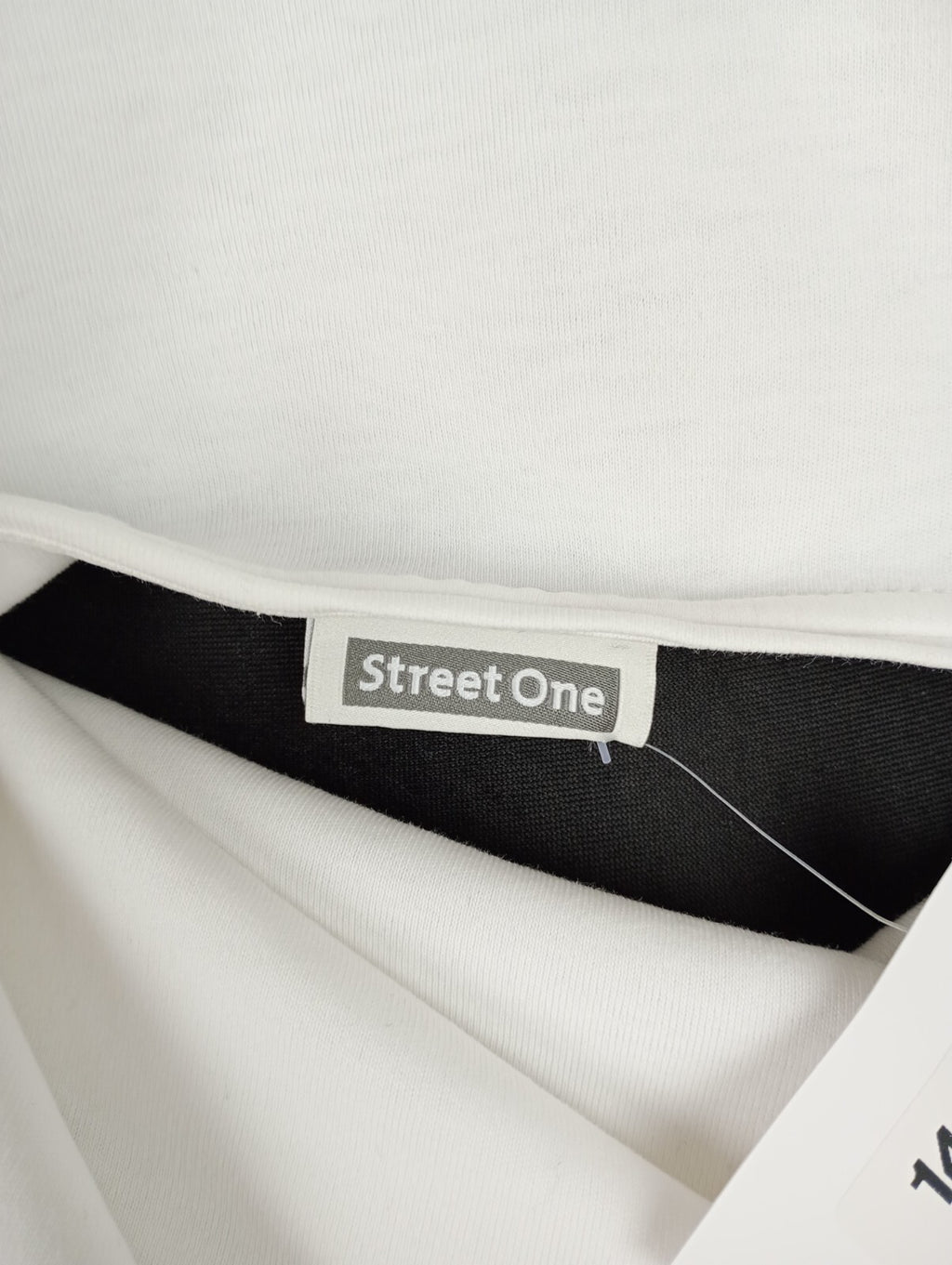 EK5333 Damen Langarmshirt von Street One, weiß, Gr. 445