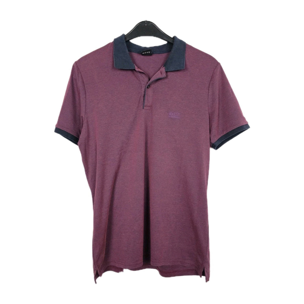 EK10671 Herren T-Shirt von Hugo Boss, Weinrot, Gr. L0