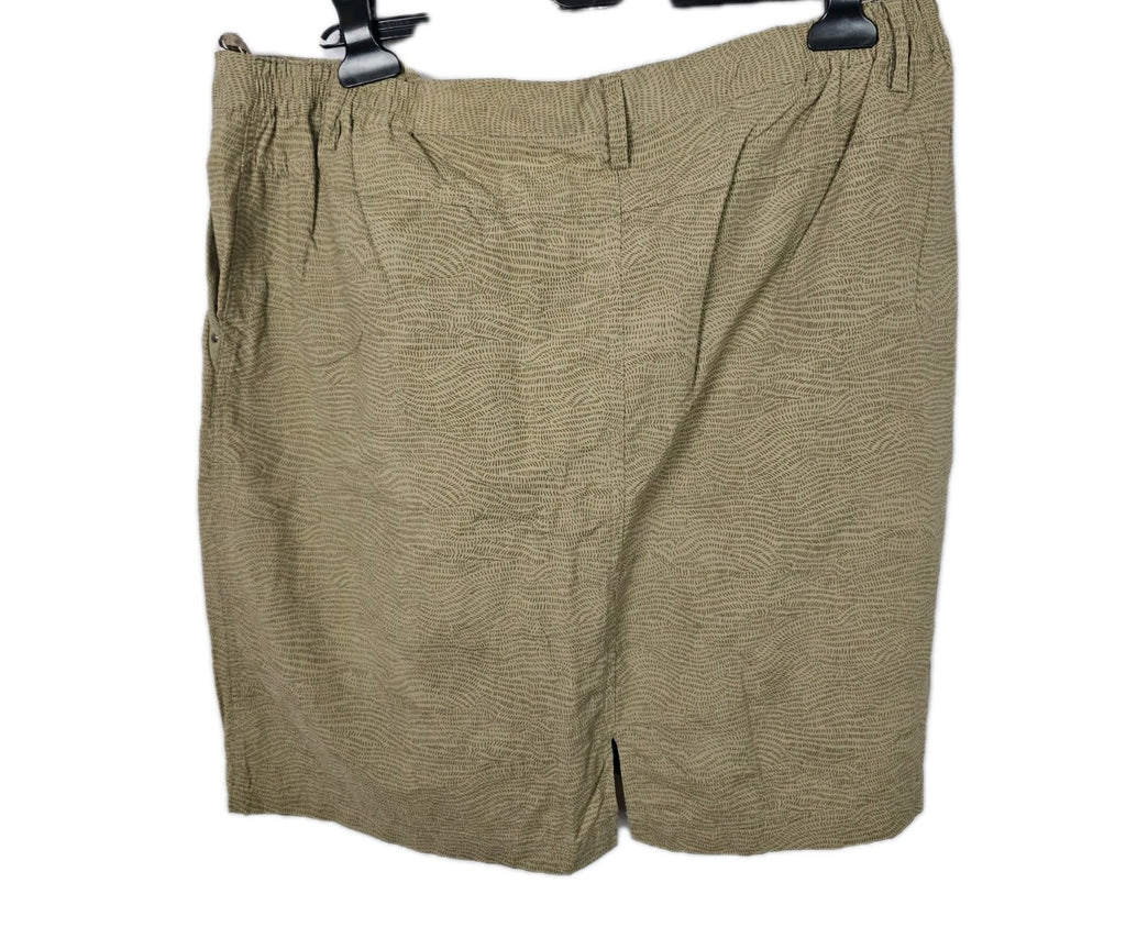 EK6769 Damen Rock von CollectionL Mit Unterhose, Gr. 46, Braun3