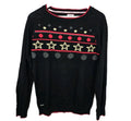 EK9143 Damen Pullover von KangaRoos, rot-grün-schwarz, Gr.L0