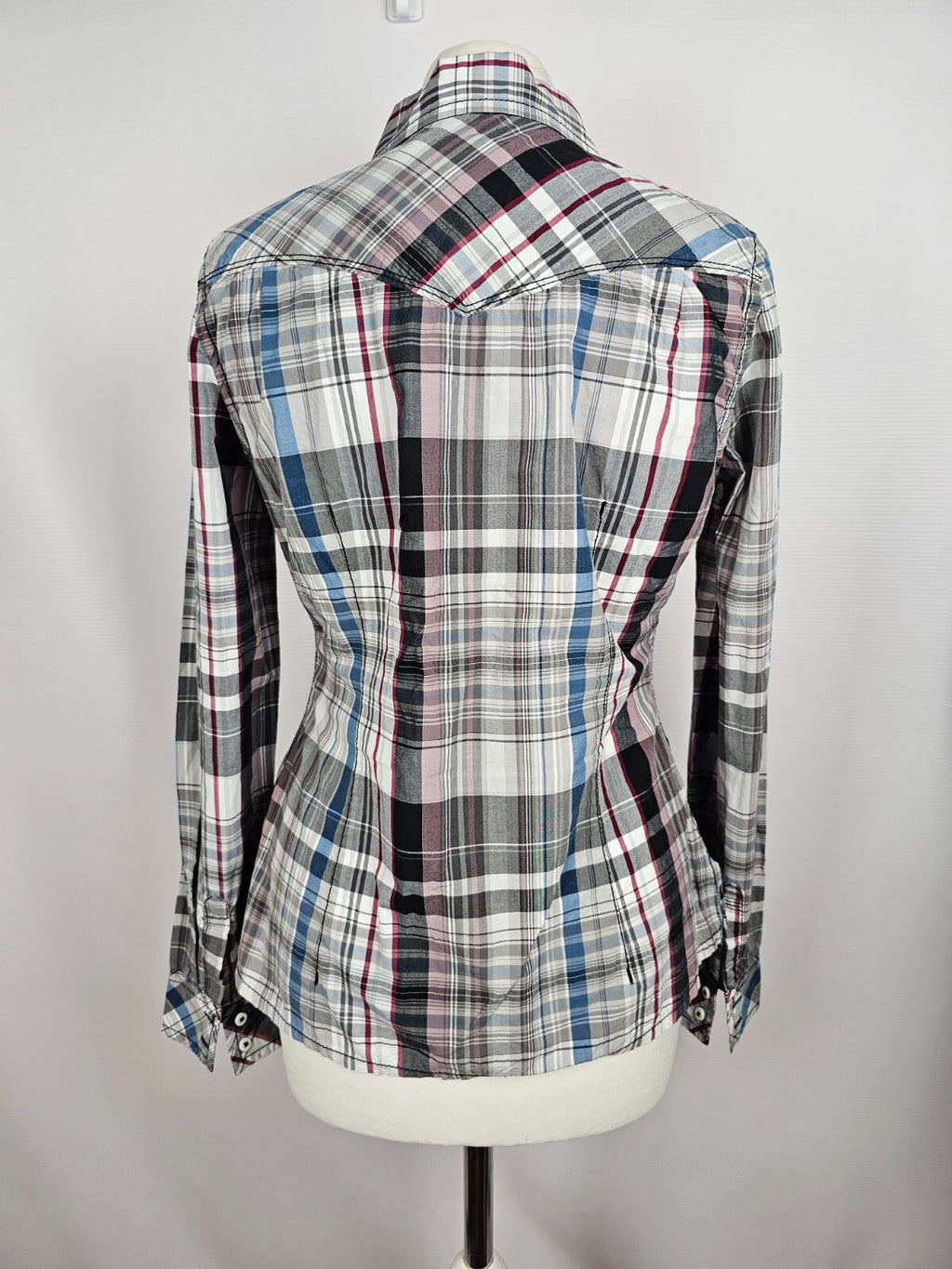 EK5095 Damen Bluse von s.Oliver, kariert, Gr. 384