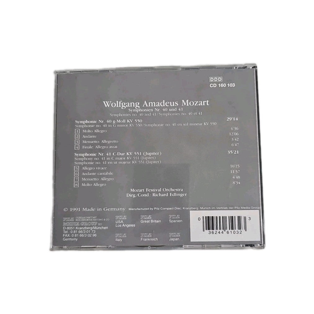 EB4189 Wolfgang Amadeus Mozart    -  Symphonie Nr. 40 + 41  2