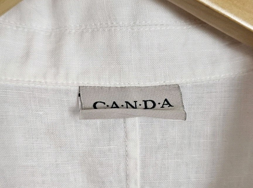 EK8453 Damen Bluse von Canda, weiß, Gr.482