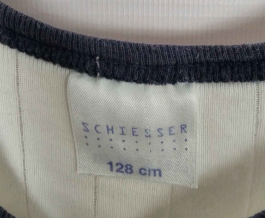 EK9000 Mädchen Top von Schiesser, weiß, Gr.1282