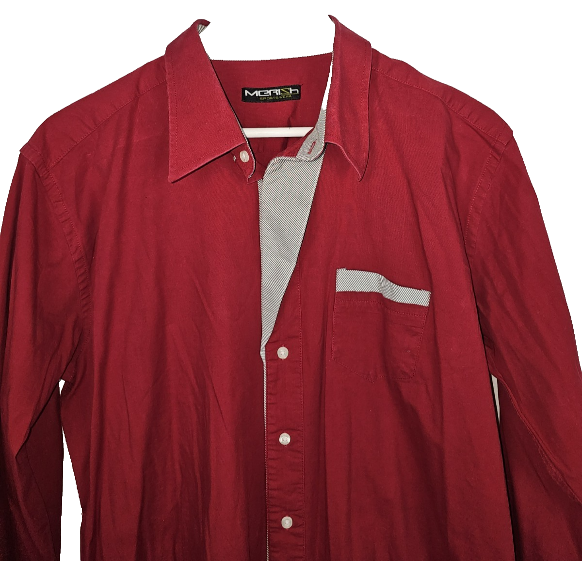EK7917 Herren Hemd von Merish, Dunkelrot, Gr. 2XL1