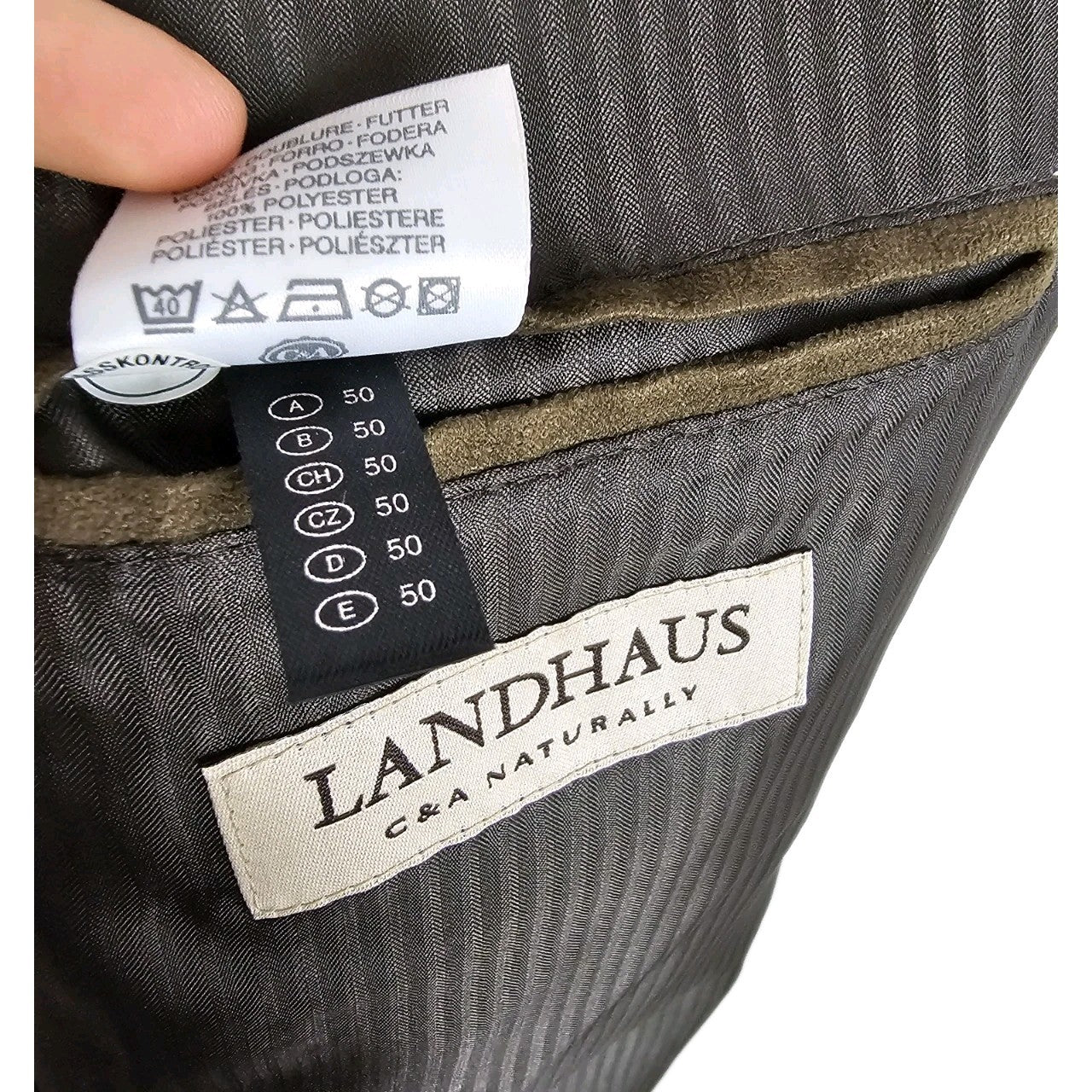 EK10878 Trachtenjacke von Landhaus C&A, Grün, Gr. 505