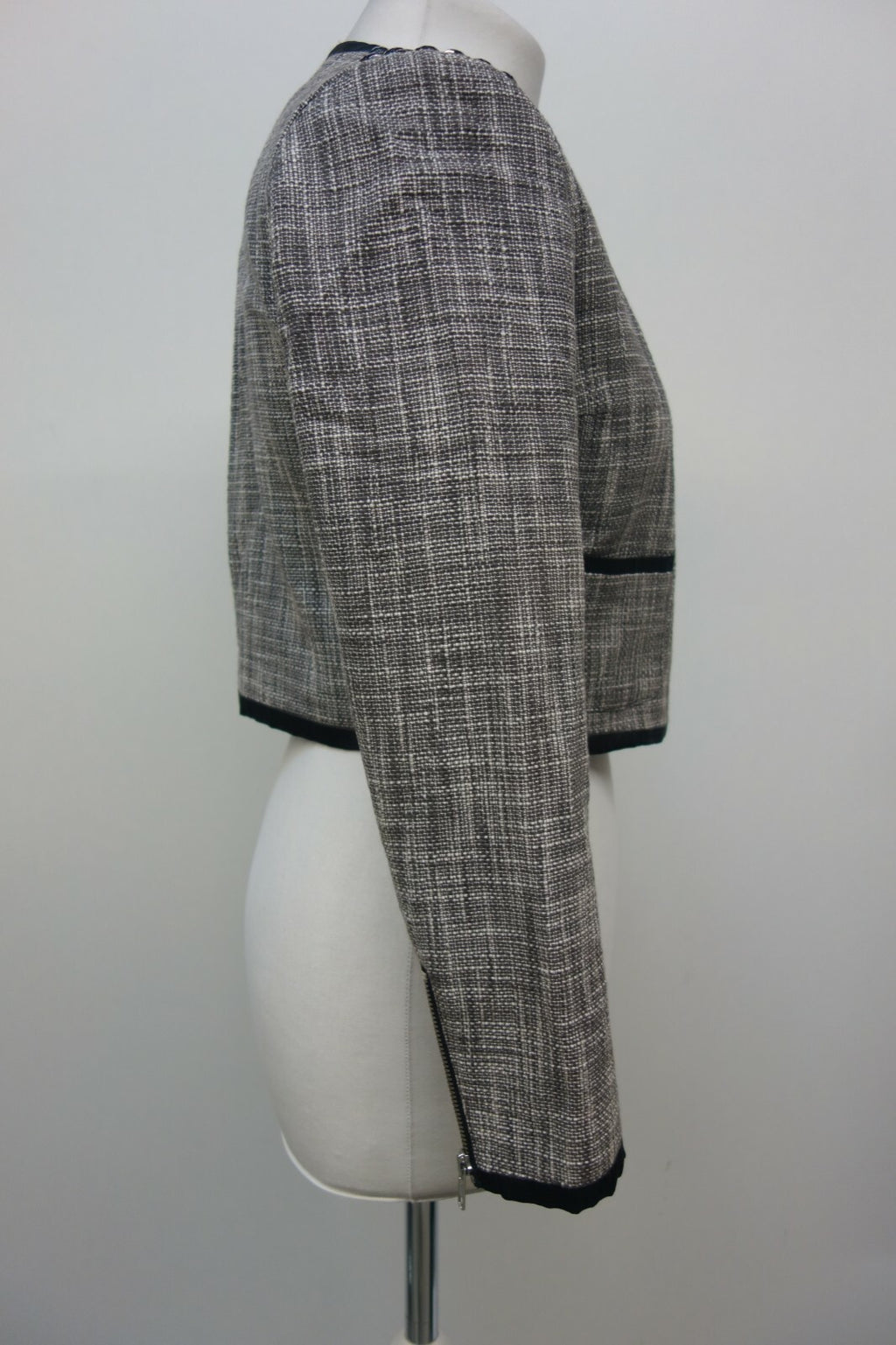 EK1606 Damen Jacke kurz von H&M, grau, Gr. 384