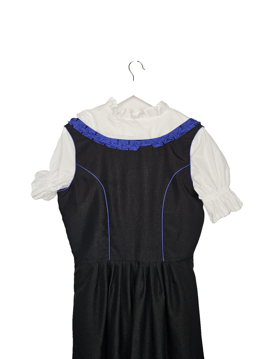 EK7202 Damen Dirndel, Schwarz/Blau, Gr. 404