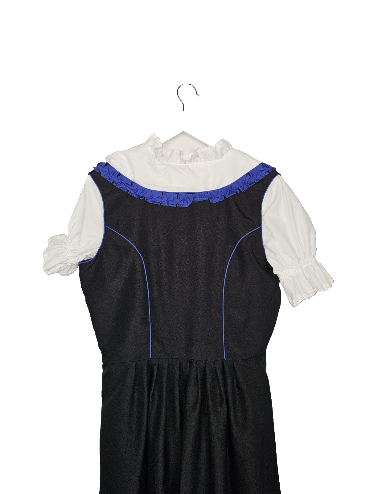 EK7202 Damen Dirndel, Schwarz/Blau, Gr. 404