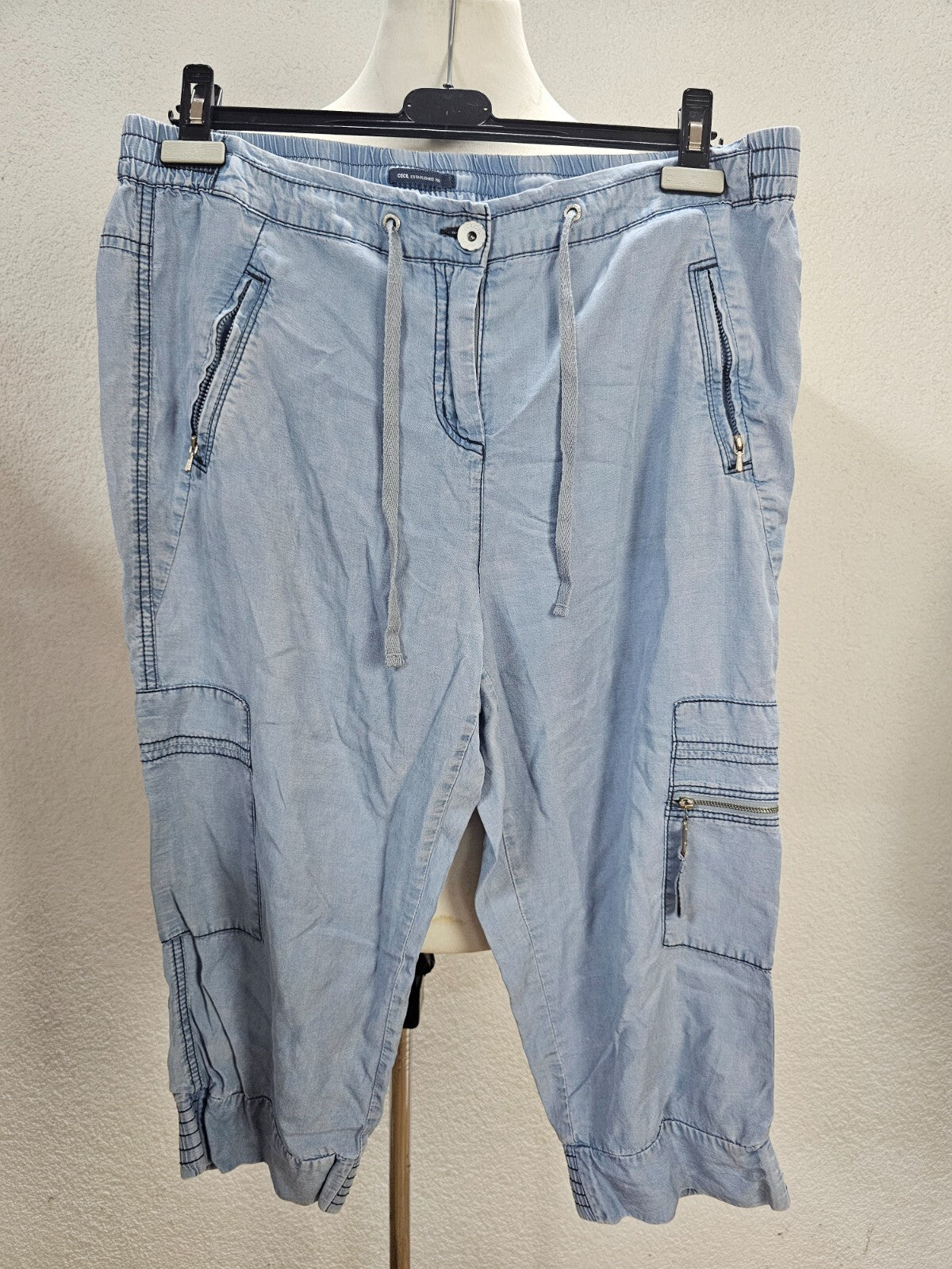 EK0282 Damen kurze Hose von Cecil, blau, Gr. W310