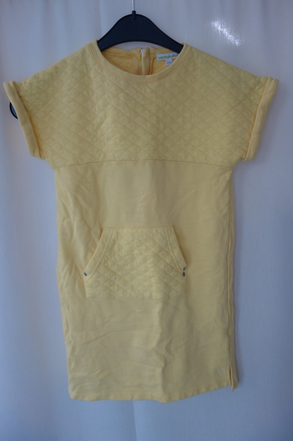 EK4306 Mädchen Kleid von Vertbaudet, gelb, gr.1380