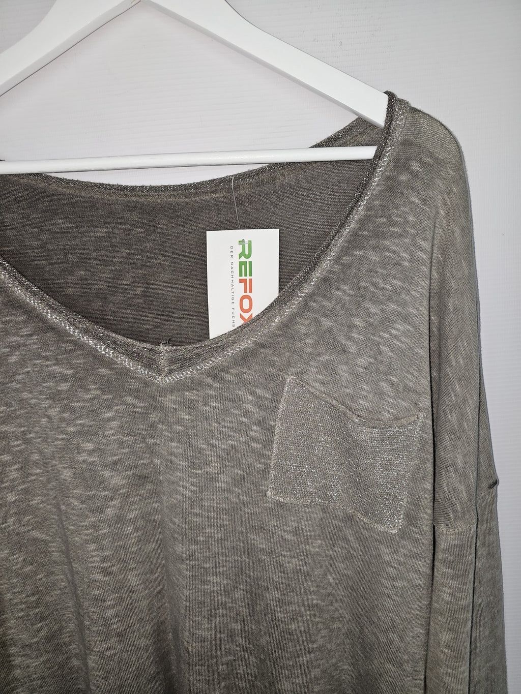 EK9057 Damen Bluse von Prodotto, Grau, Gr. Ca 441