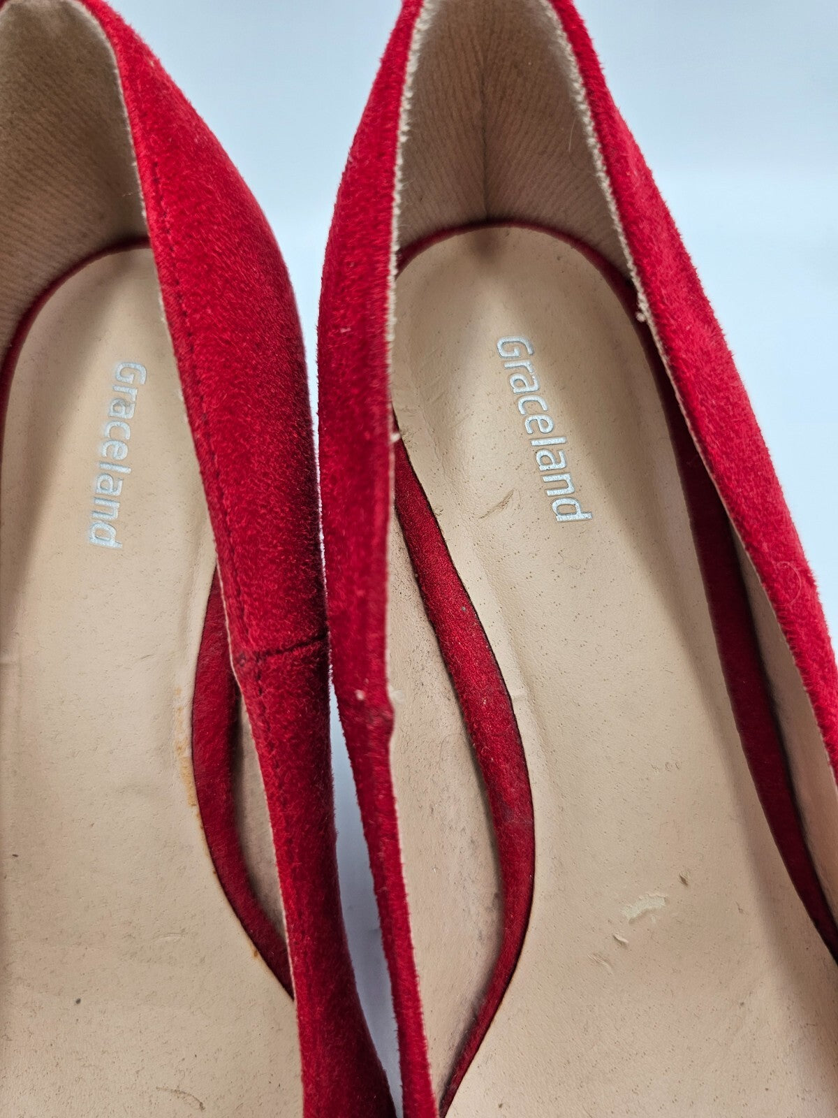 ES0042 Damen Pumps von Graceland, rot, Gr.371