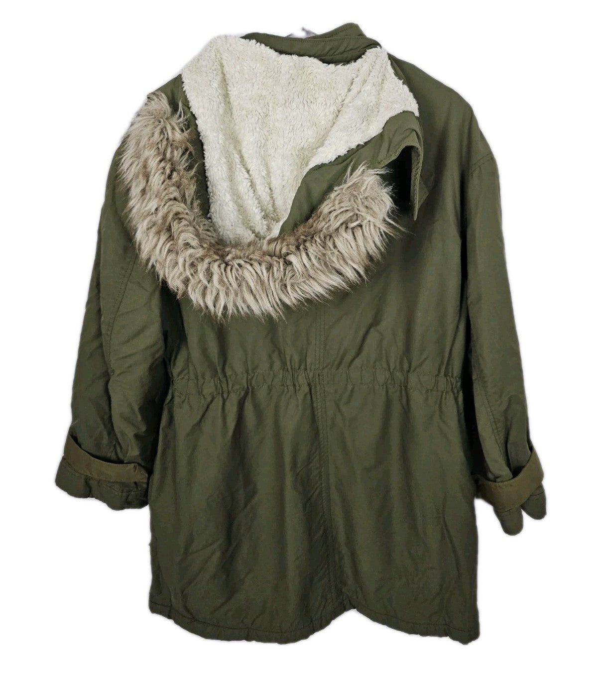 EK9754 Damen Parka von H&M, Grün, Gr. M3