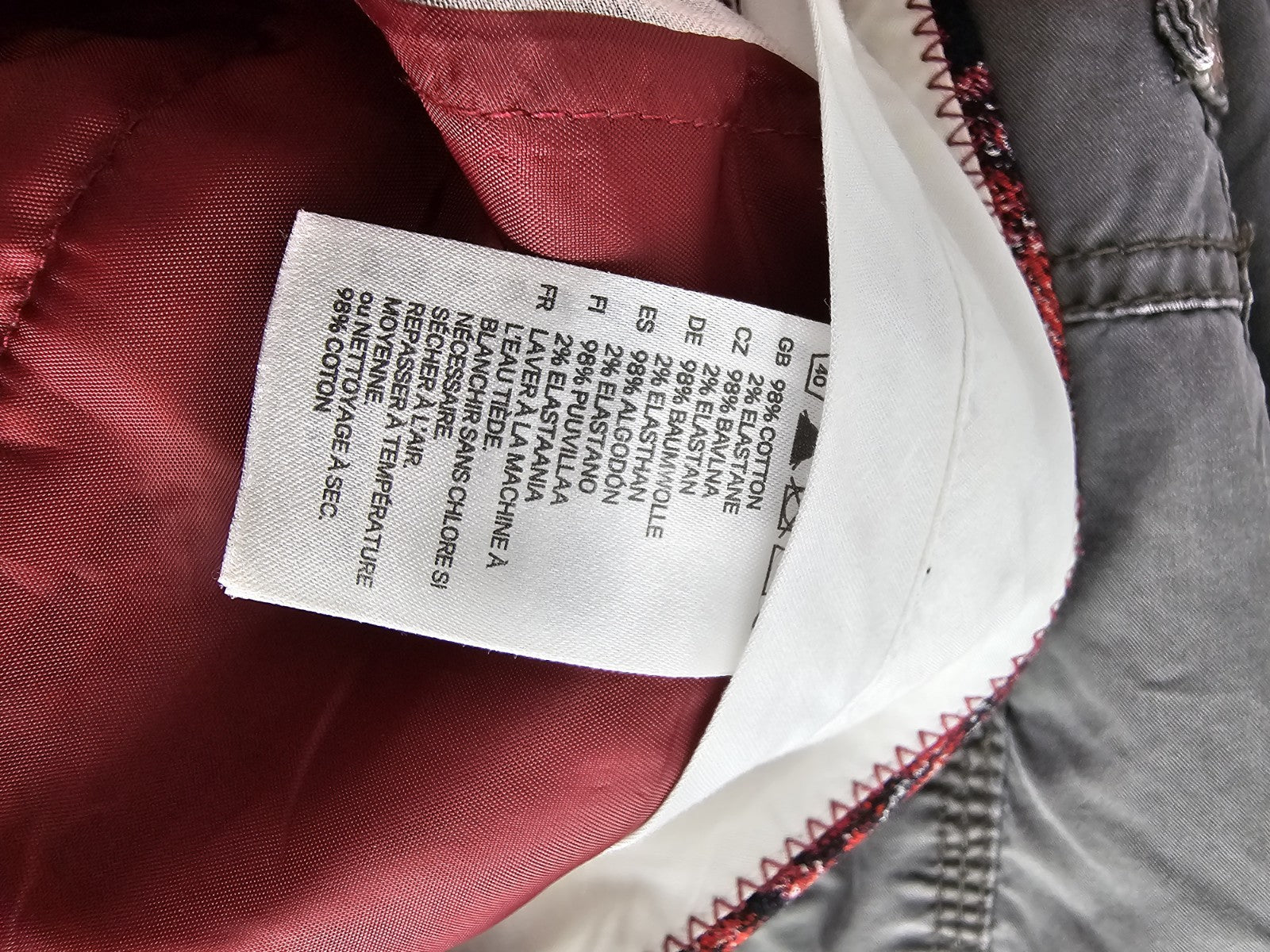 EK10209 Damen Hose, Rot, Gr. 422