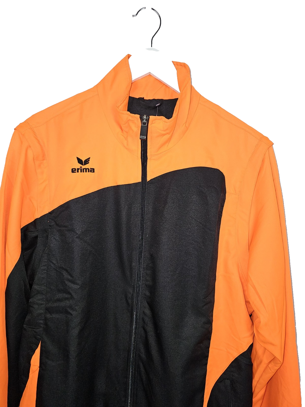 EK7682 Herren 2in1 Trainingsjacke von Erima, Schwarz/Orange, Gr.441