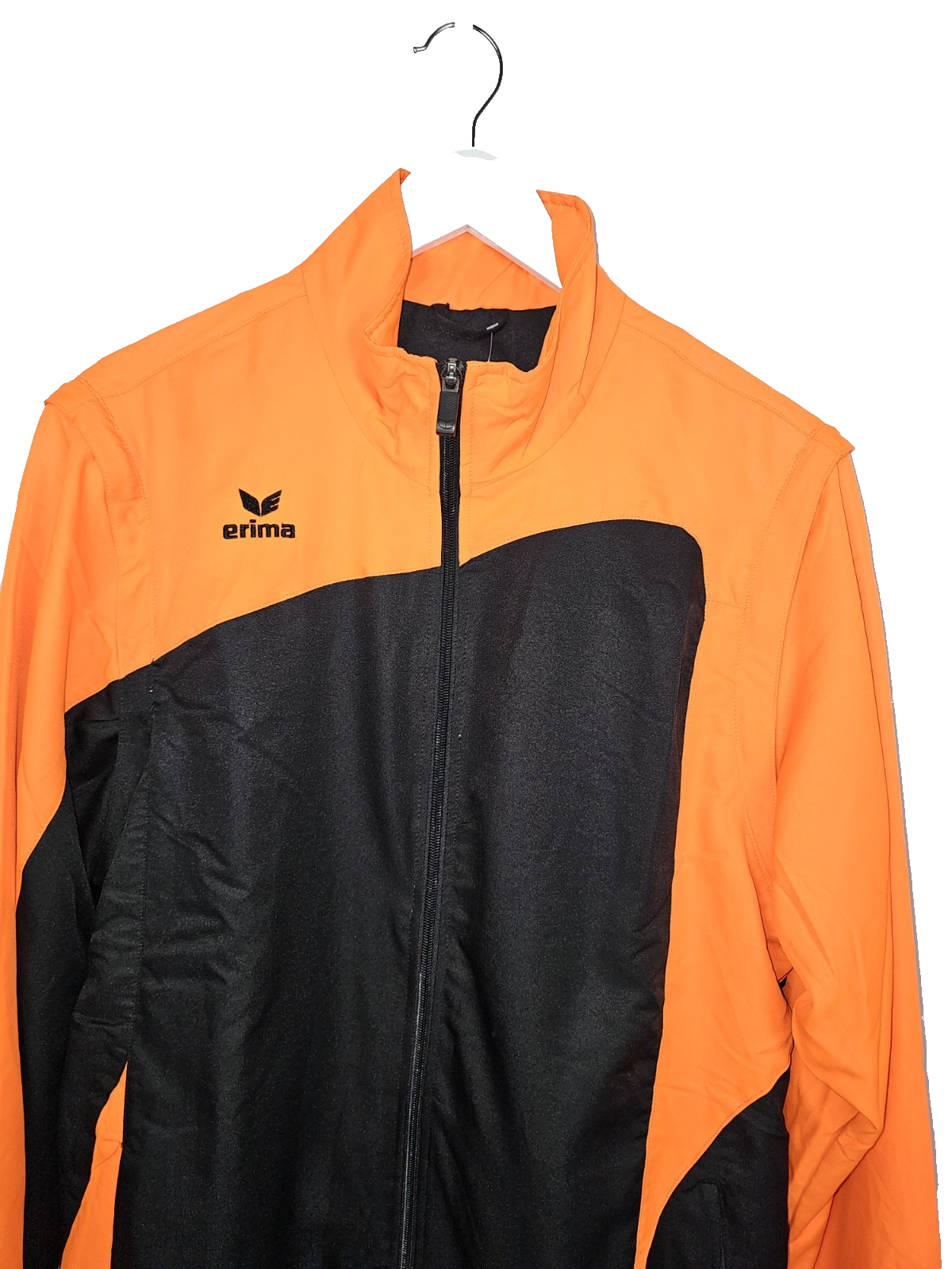 EK7682 Herren 2in1 Trainingsjacke von Erima, Schwarz/Orange, Gr.441
