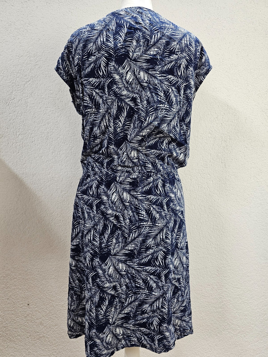 EK5979 Damen Kleid von Tom Tailor, blau/weiß, Gr. 387