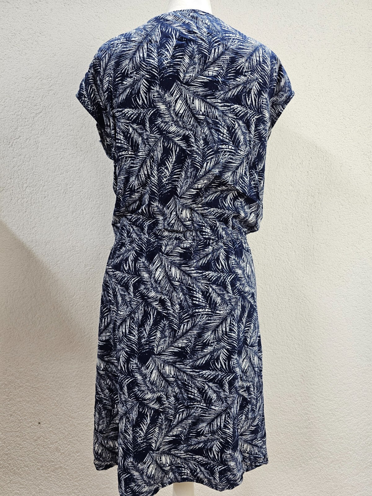 EK5979 Damen Kleid von Tom Tailor, blau/weiß, Gr. 387