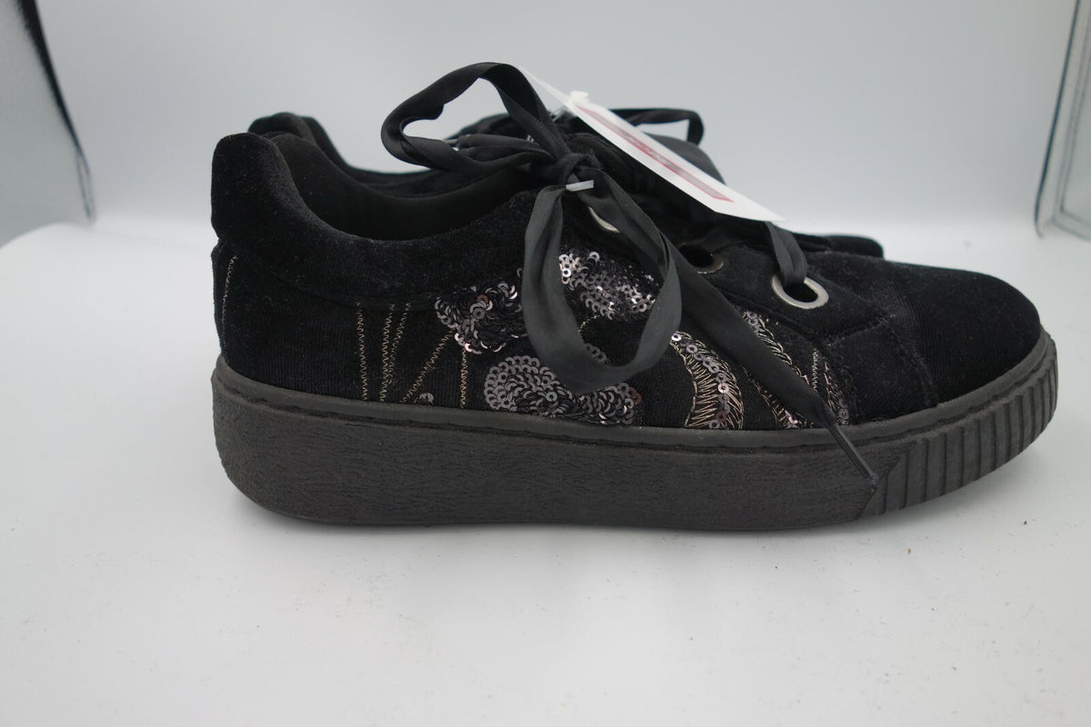 ES0077 Damen Sneaker von W cubed schwarz in 393