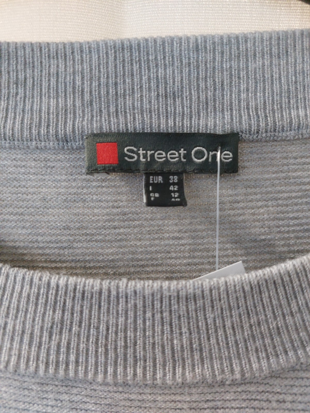 EK2699 Damen Pullover von Street One, grau, Gr.383