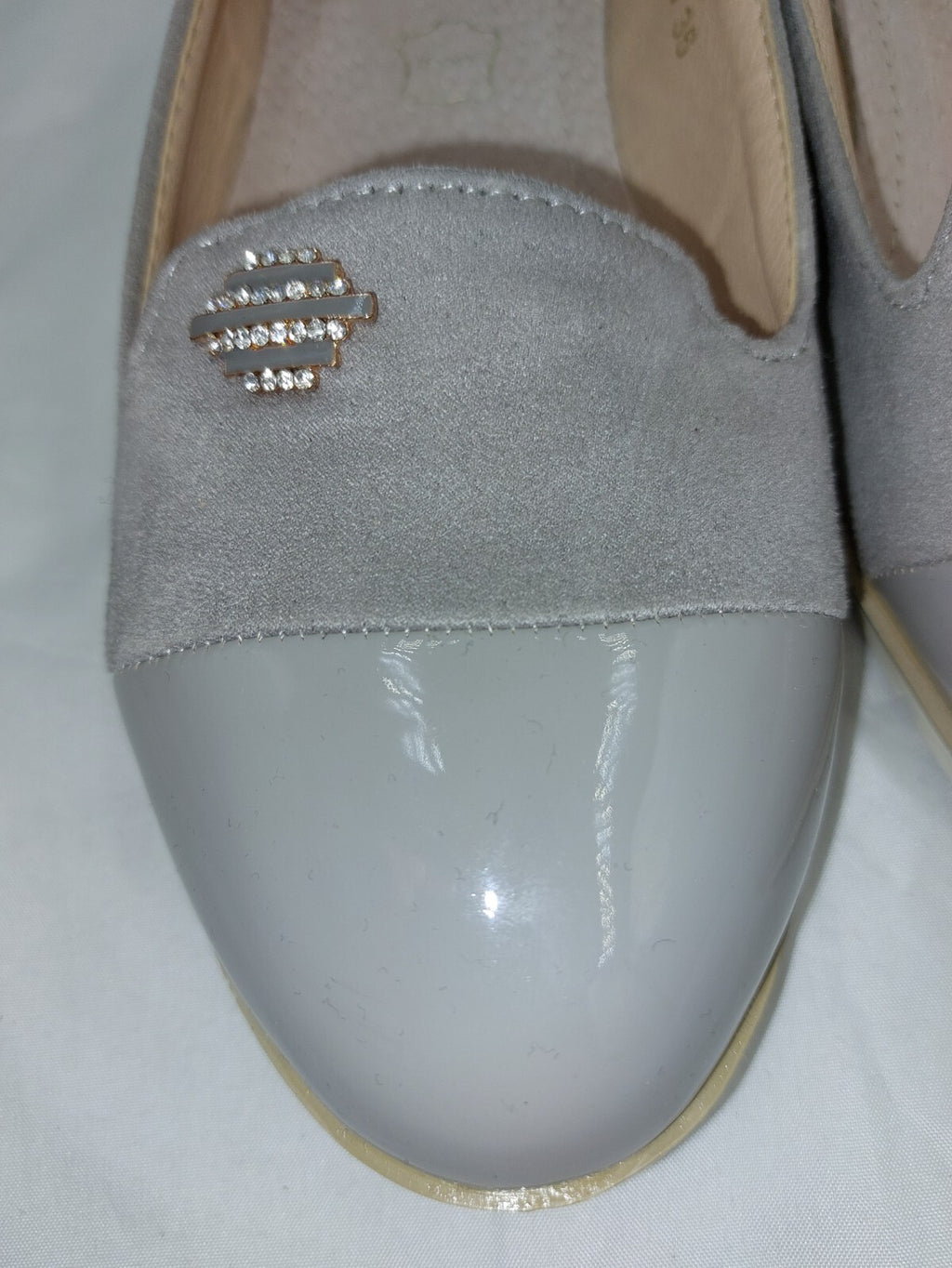 ES0002 Mädchen Ballerina von Vices, grau, Gr.363