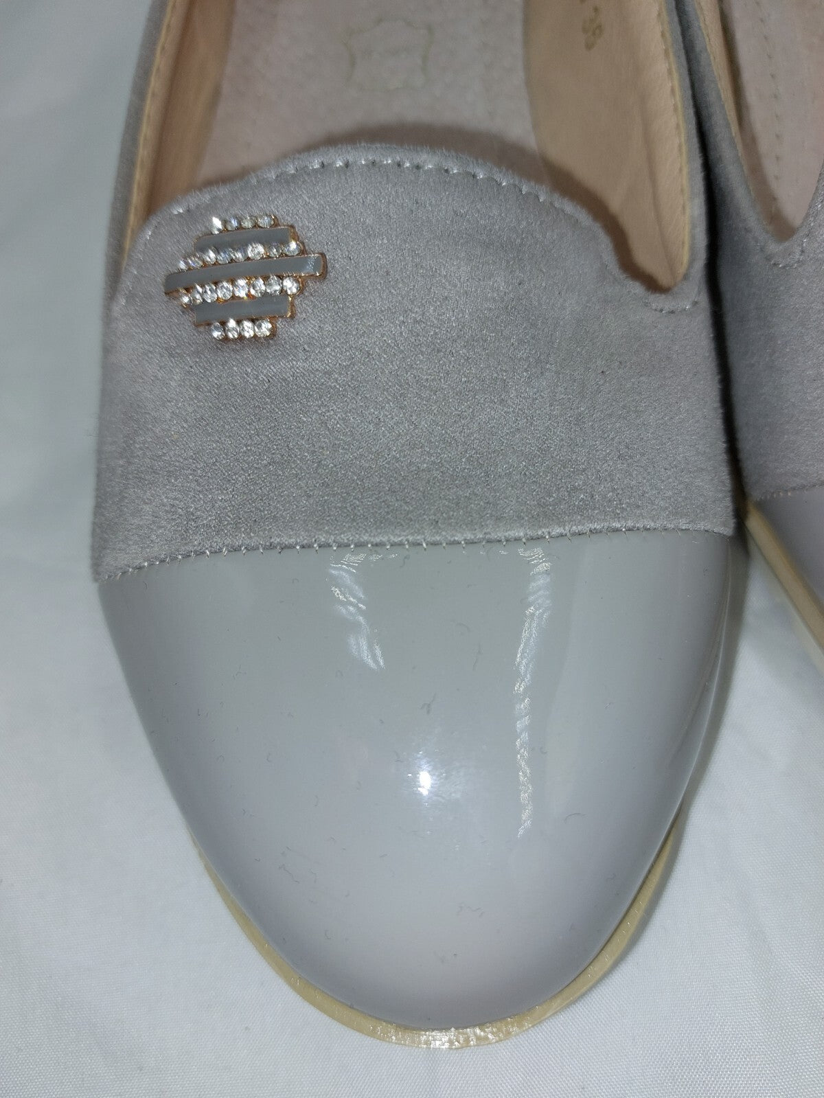 ES0002 Mädchen Ballerina von Vices, grau, Gr.363