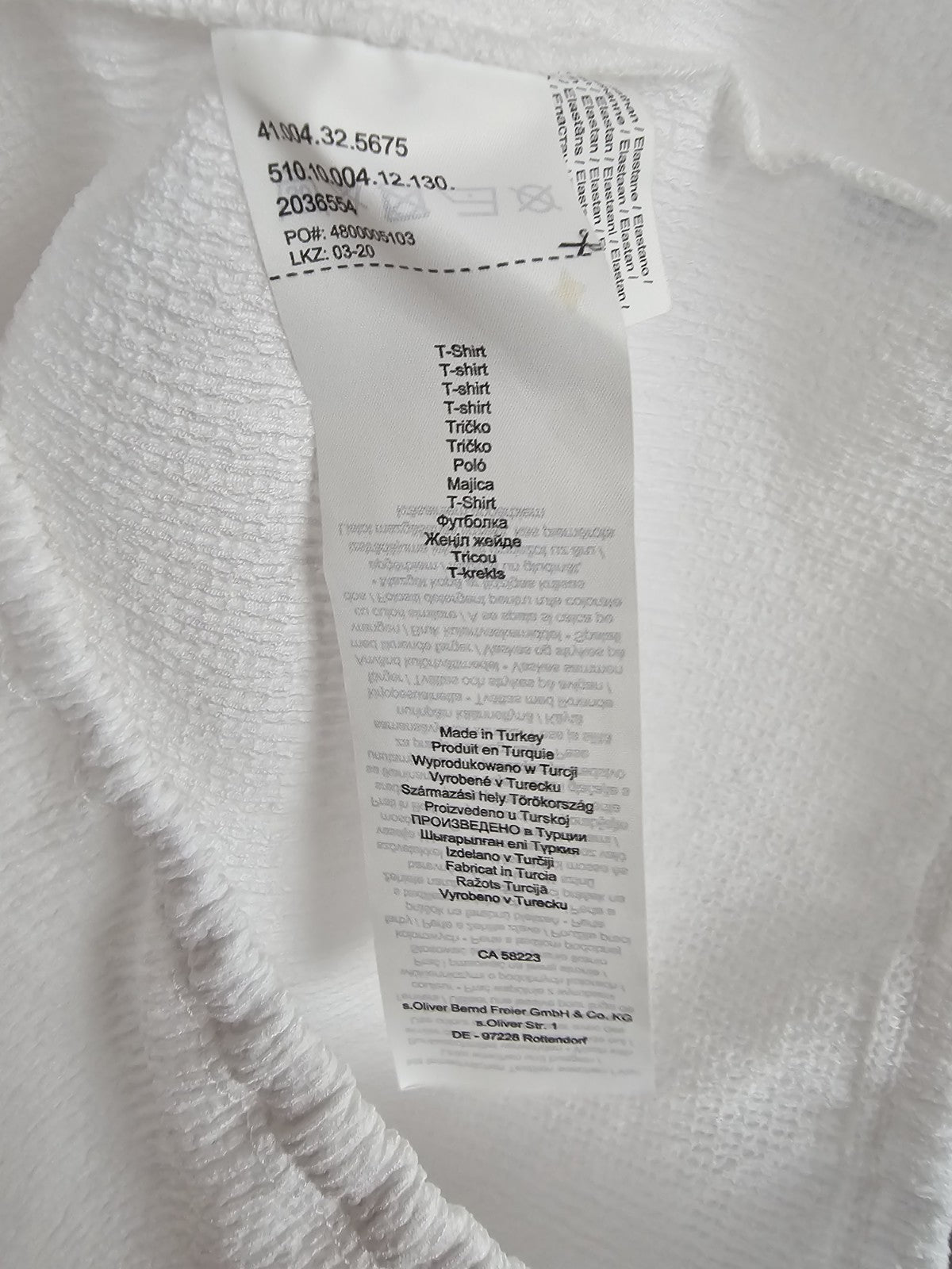 EK9259 Damen Bluse von Q/S,  Weiß, Gr. M3