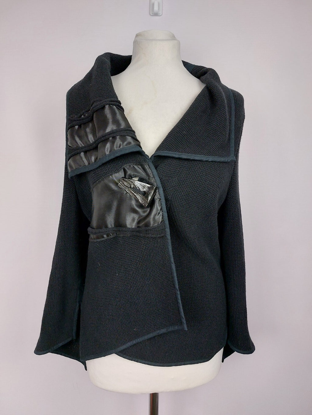 EK4674 Damen Strickjacke von Peter Luft, schwarz, Gr. M0