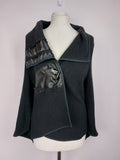 EK4674 Damen Strickjacke von Peter Luft, schwarz, Gr. M0