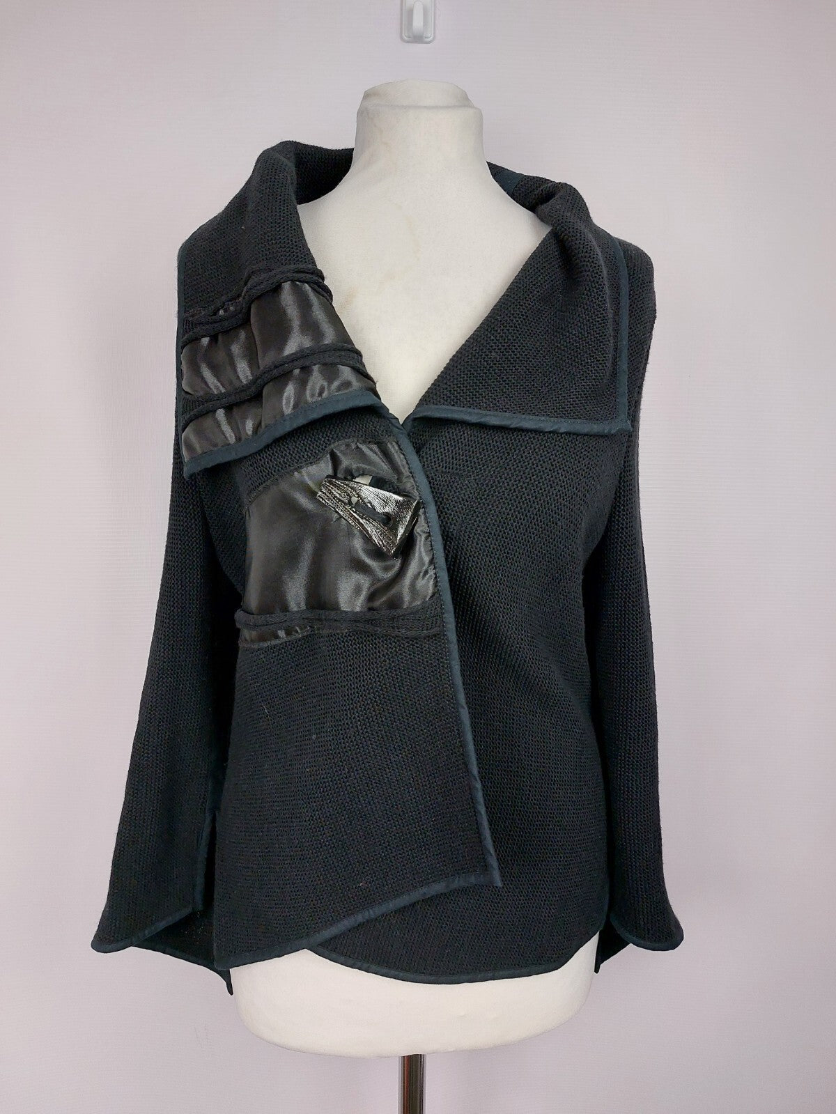 EK4674 Damen Strickjacke von Peter Luft, schwarz, Gr. M0