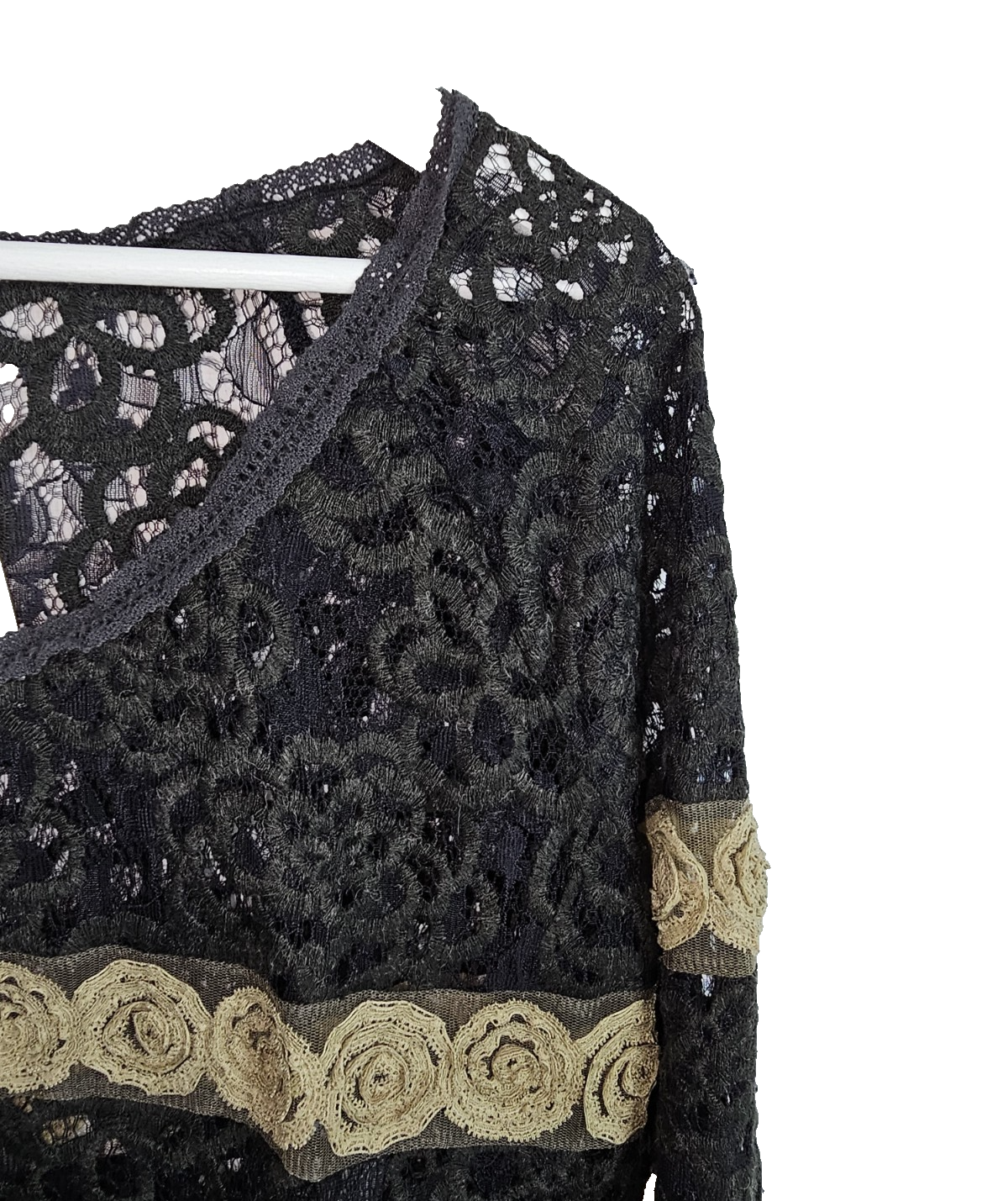 EK7811 Damen Bluse von Oontainer, schwarz, Gr.L3