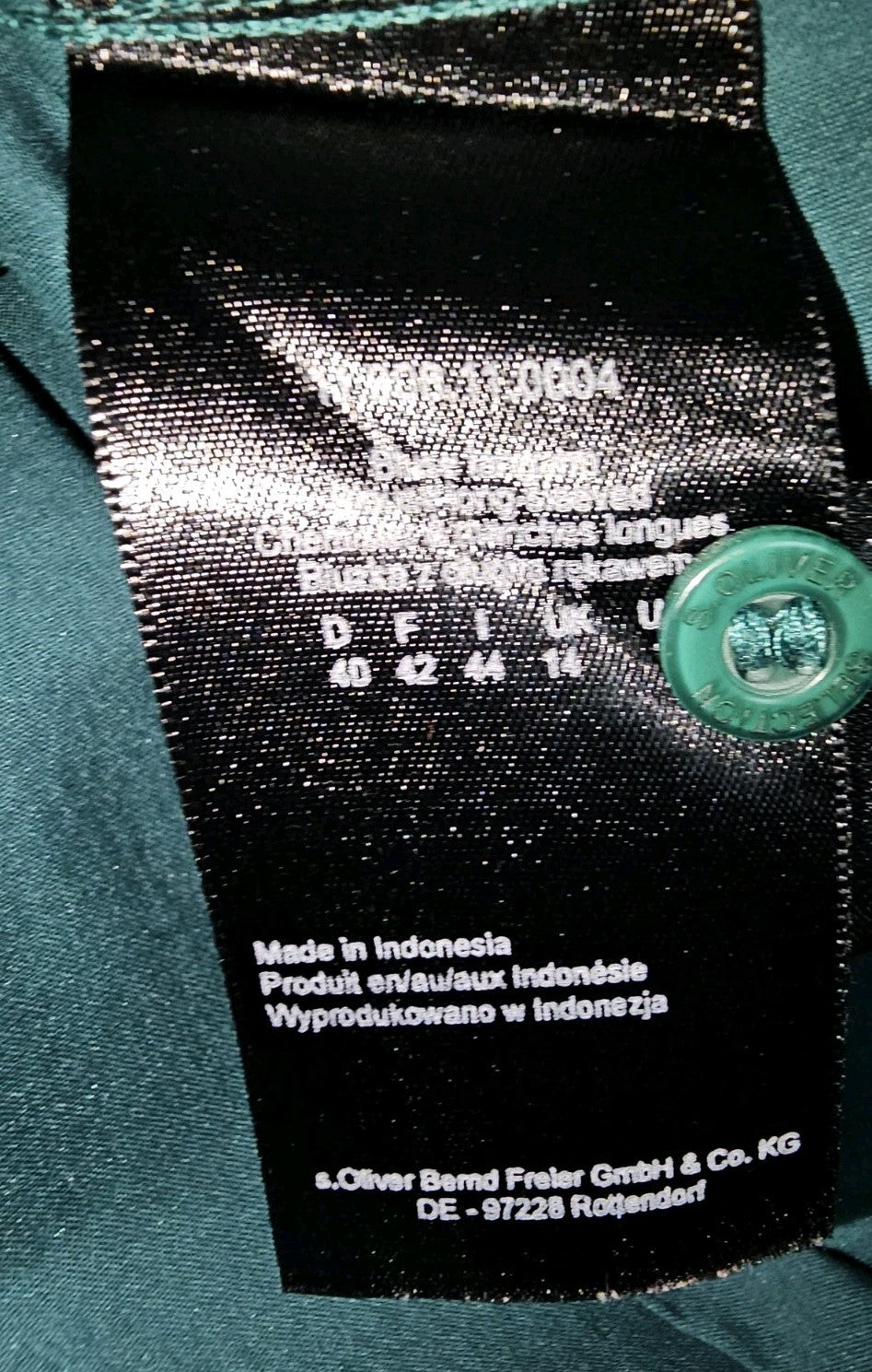 EK10065 Damen T-Shirt S.Oliver Gr.40 Grün2