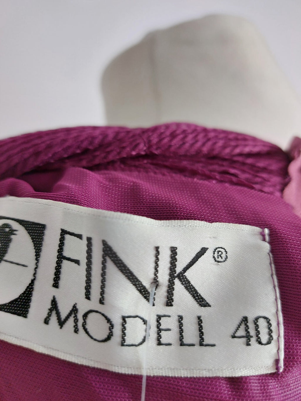 EK2486 Lila Schluppenkleid von FINK für Damen, Gr. 406