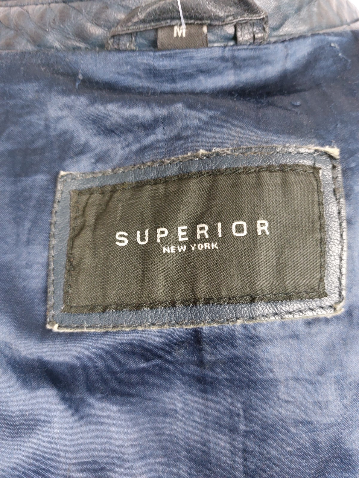 EK4794 Damen Lederjacke von Superior, blau, Gr. M16