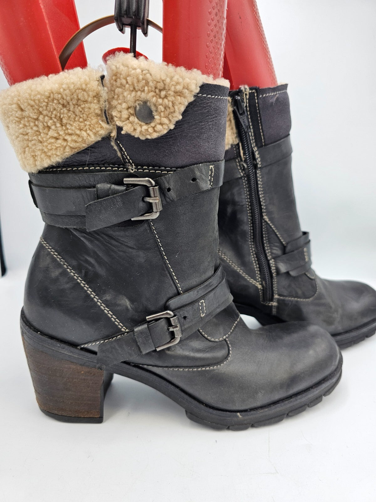 ES0293 Damen Stiefeletten von Stone Walk, schwarz, gr. 415