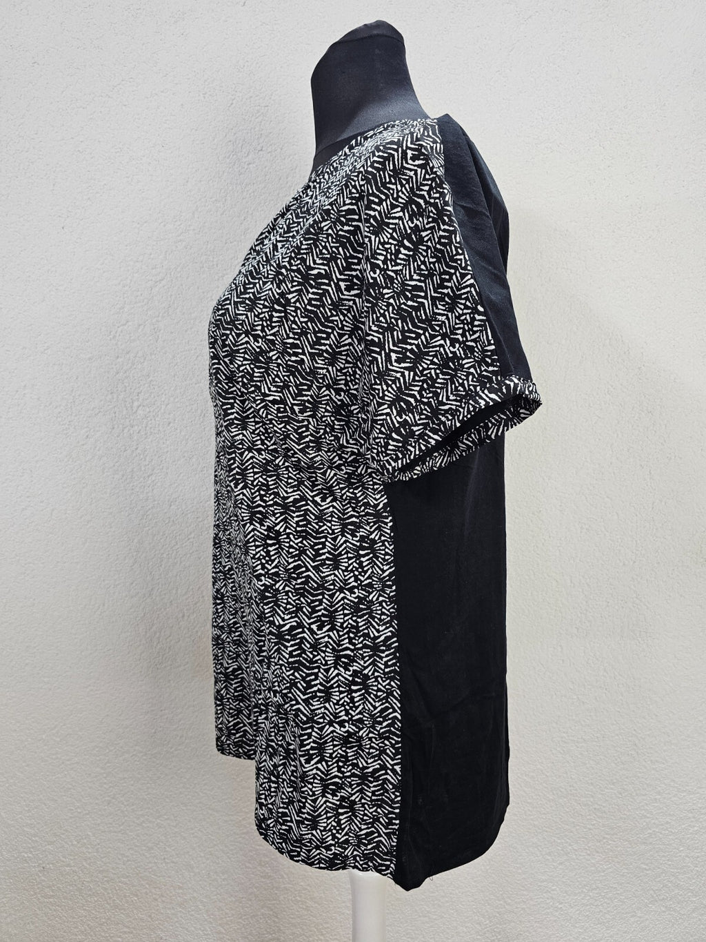 EK4990 Damen Bluse, schwarz-weiß, Gr.XXL2