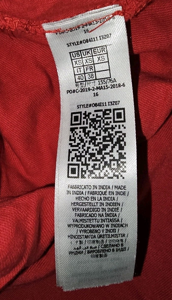 EK10271 Damen T-Shirt von Guess, rot, Gr.S3