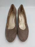 ES0449 Damen Pumps von Gabor, beigegrau, Gr. 7 (EU 40,5)0
