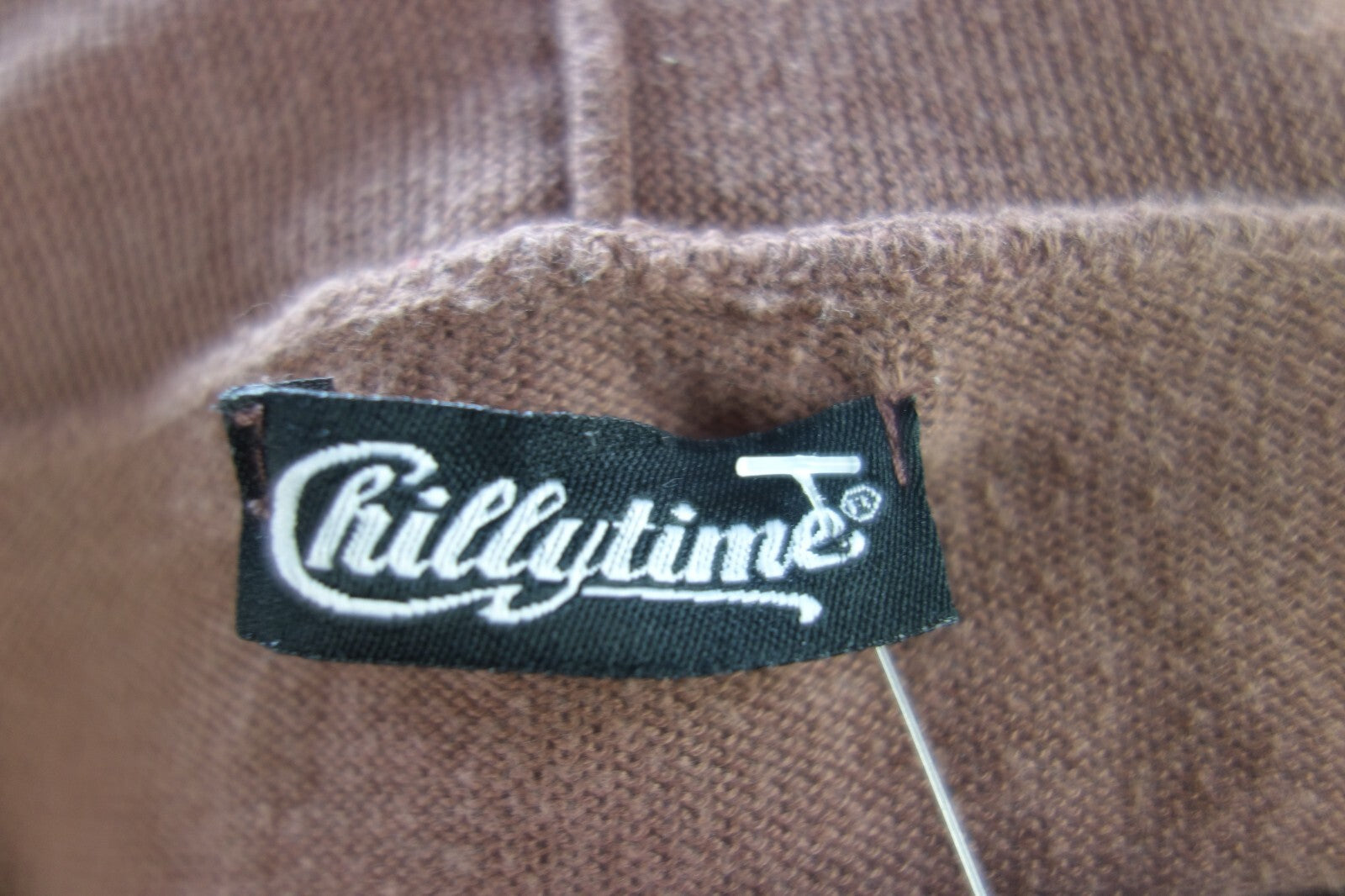 EK3534 Damen Strickjacke von Chillytime, braun, Gr. 36/384