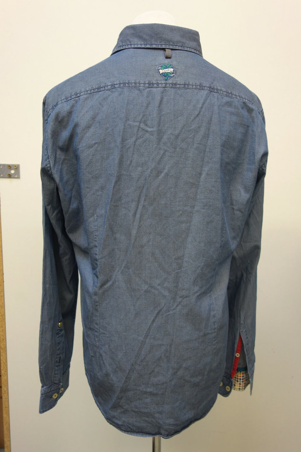 EK0678 Herren Hemd von Lucky Luca, blau, XL4