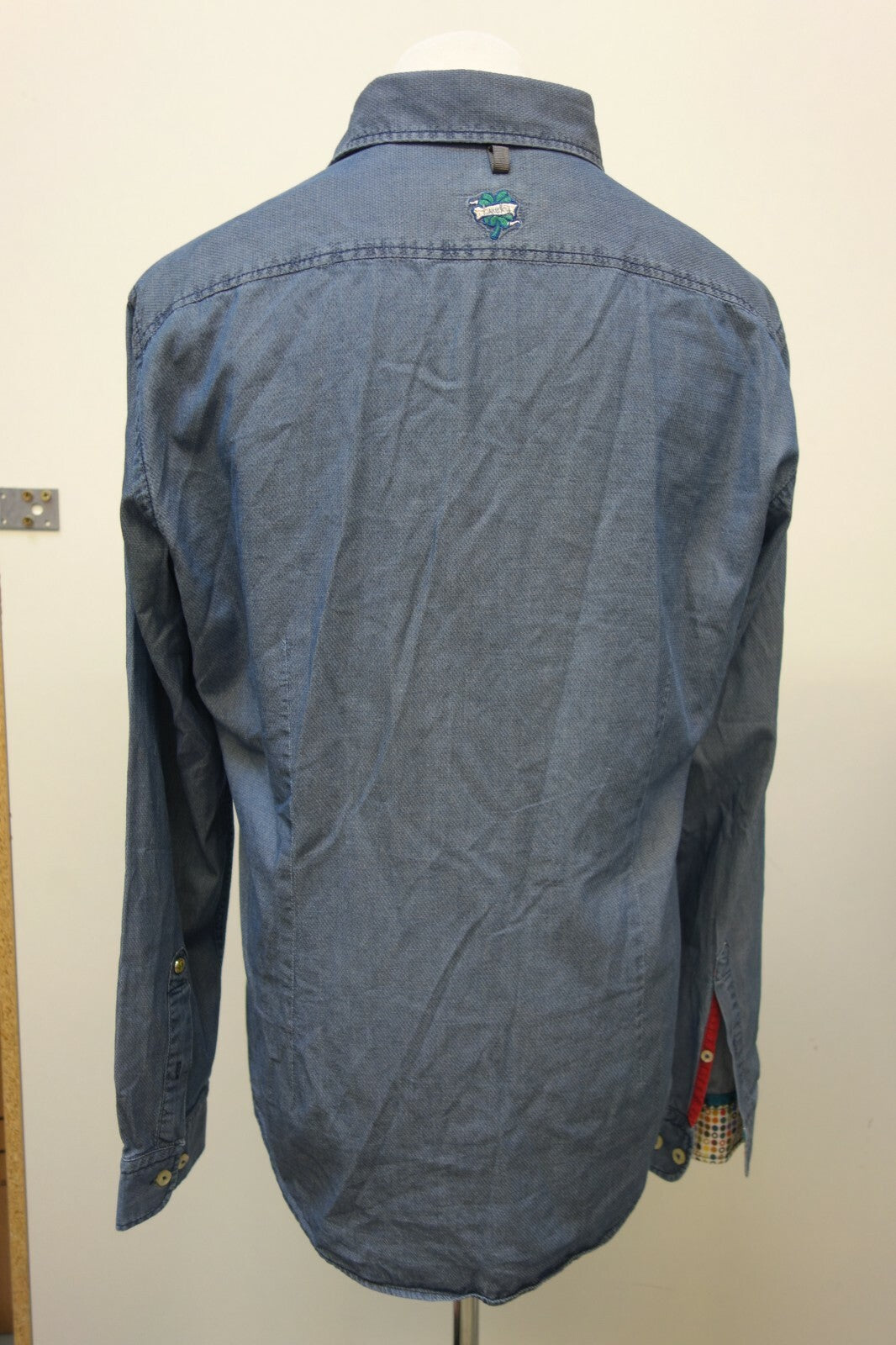 EK0678 Herren Hemd von Lucky Luca, blau, XL4