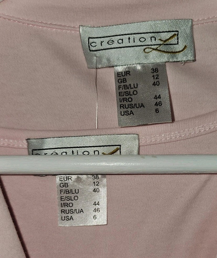 EK10955 Damen Blazer mit Top von CollectionL, rosa, Gr.381