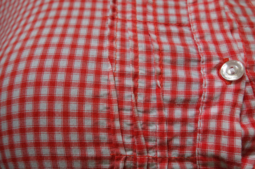 EK1922 Damen Bluse von Street One, rot-weiß, kariert, Gr. 363