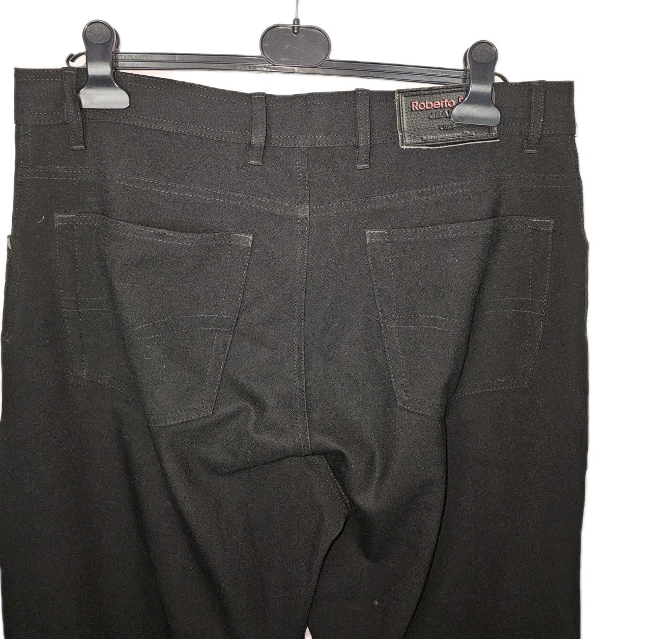 EK8527 Damen Jeans von Roberto Bari, schwarz, Gr.38/343